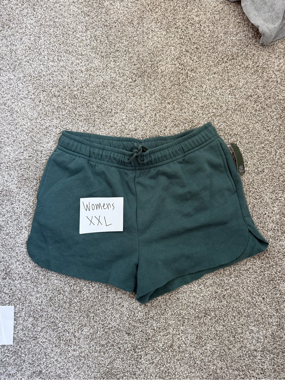 wild fable Dark Green Drawstring Athletic Shorts